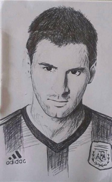 Лионель Месси портрет