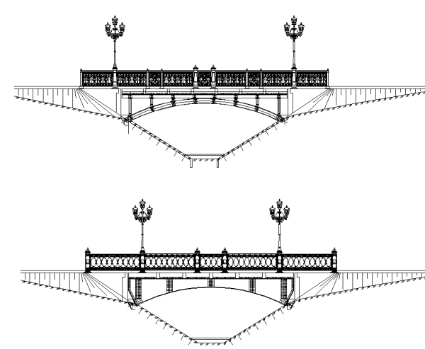 Проект моста чертежи