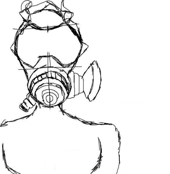 Респиратор карандашом