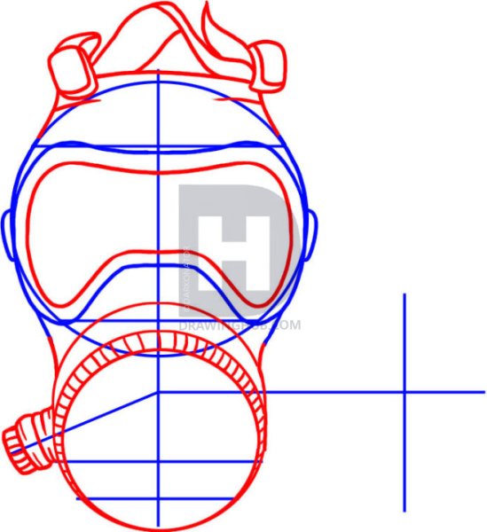 Нарисовать маску