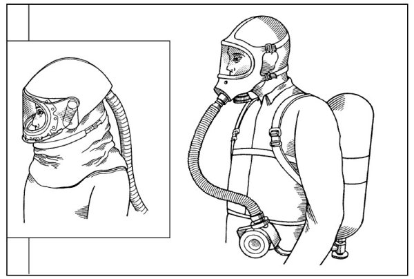 Противогаз ГП-5 чертёж