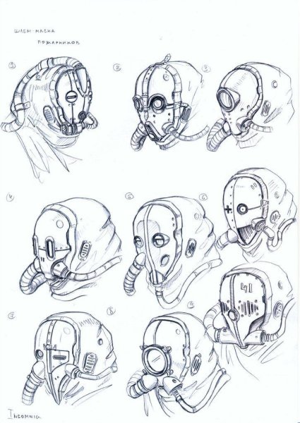 Противогаз референс сбоку