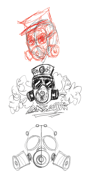 Респиратор карандашом