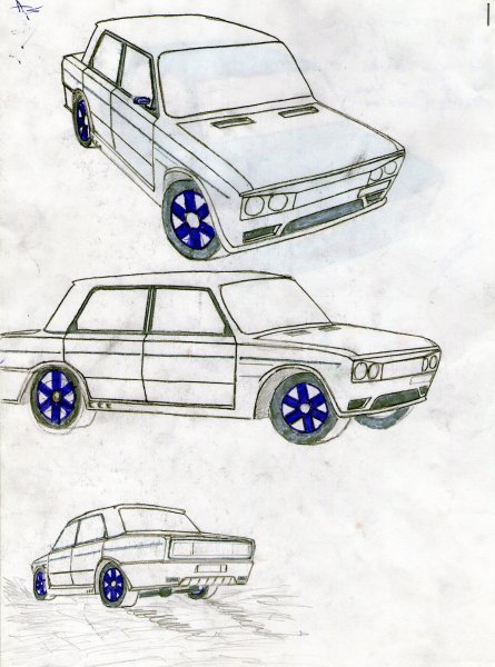 ВАЗ 2109 контур машины