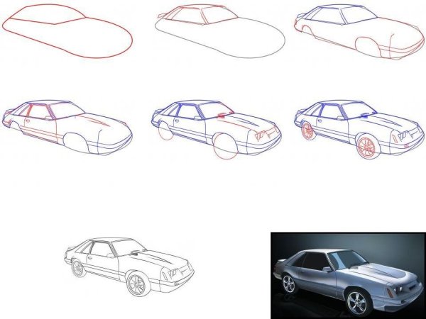 ВАЗ 2112 рисунок