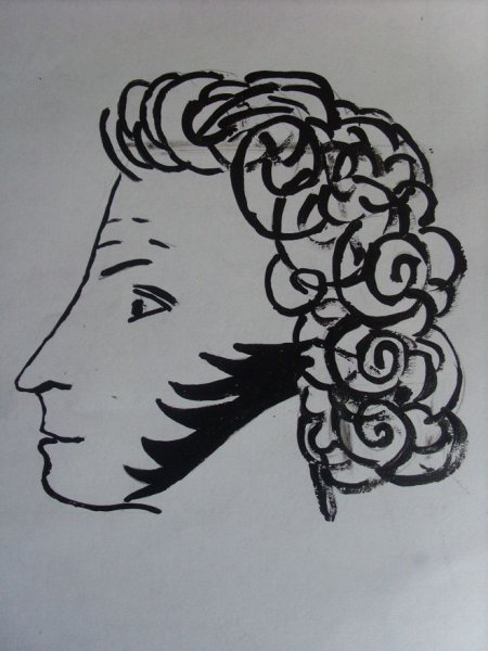 Александр Сергеевич Пушкин рисунок