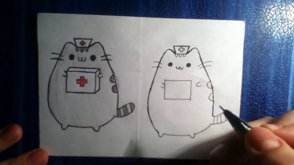 Учимся рисовать Пушина