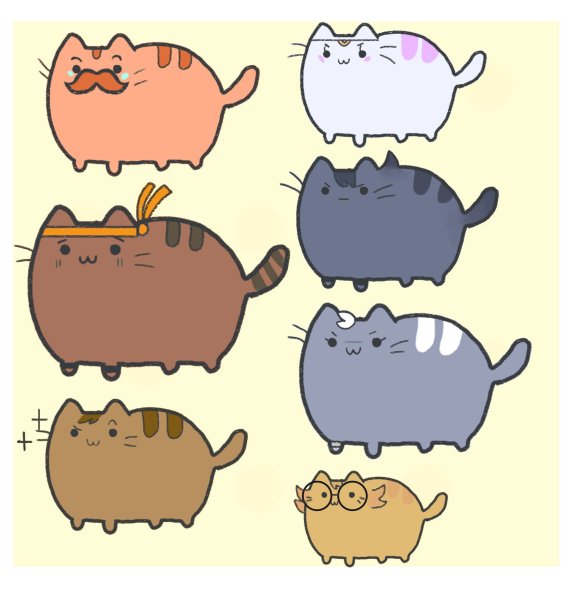 Пушины разноцветные