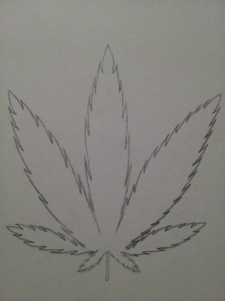 Лёгкие рисунки конопли