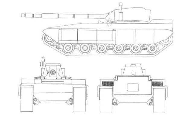 Часовой танк Геранд раскраска