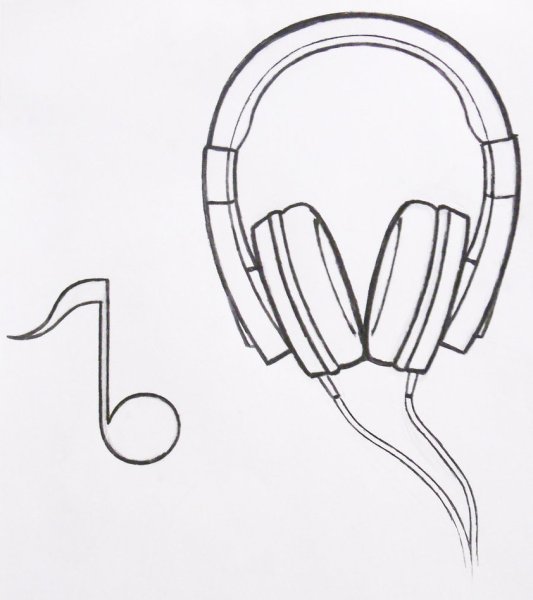 Эскиз наушников