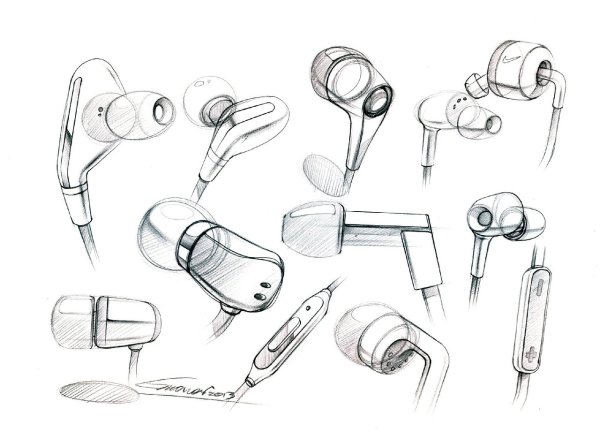 Наушники набросок