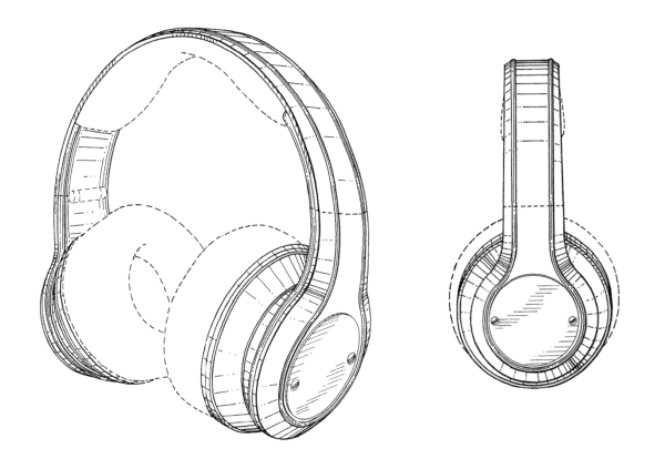 Наушники простым карандашом