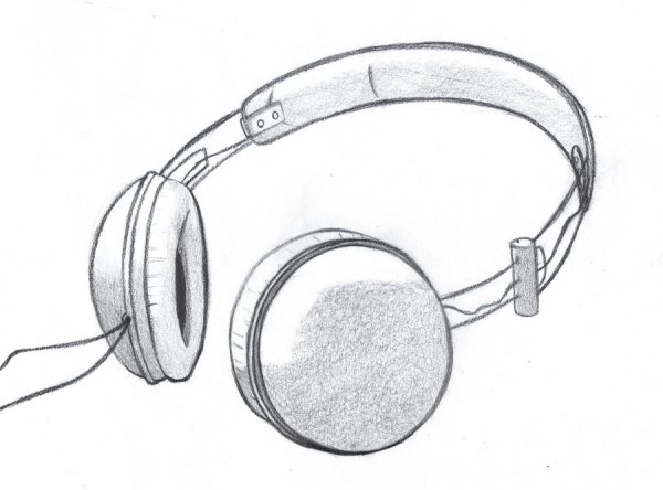 Наушники набросок