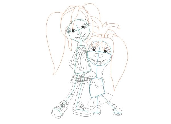 Рисунки для срисовки Барбоскины