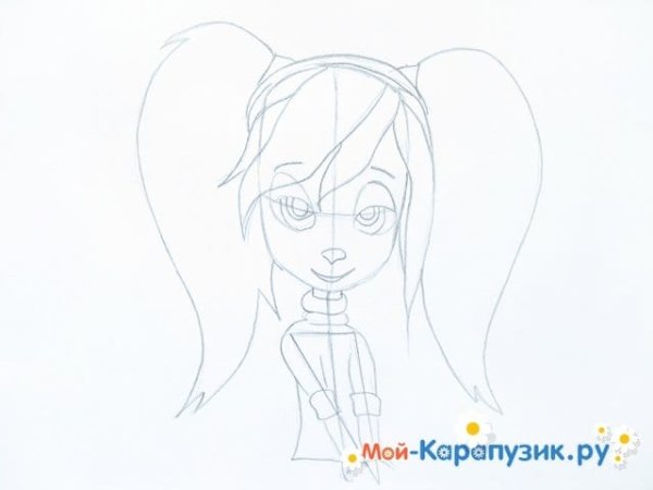 Роза Барбоскина нарисовать поэтапно