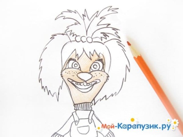 Лиза Барбоскина рисунок карандашом