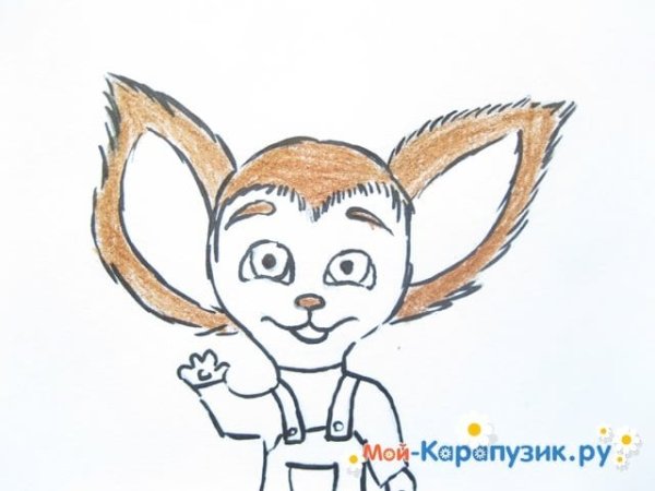 Барбоскины малыш рисунок карандашом