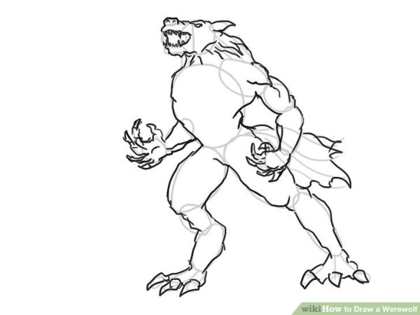 Графическое изображение оборотня