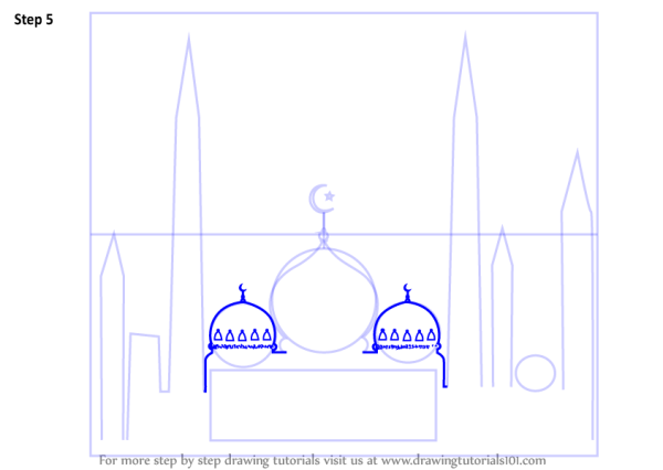Схемы рисования мечетей