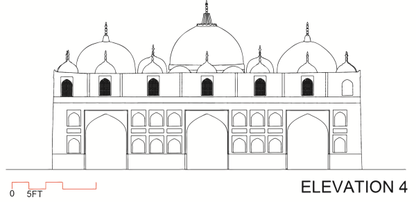 Поэтапность рисования мечети