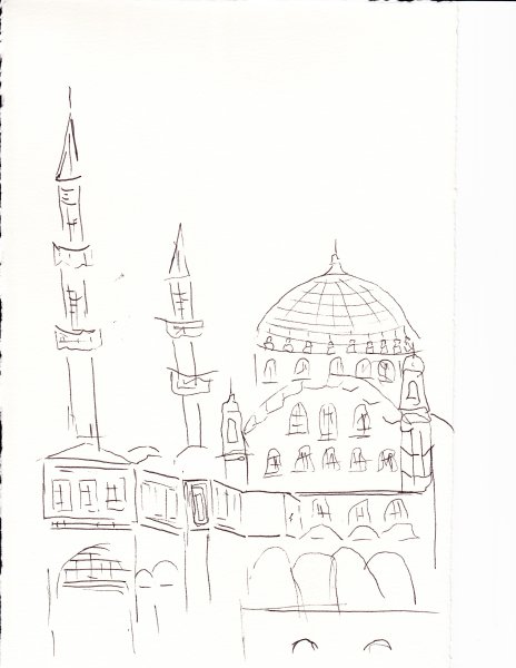 Мечеть карандашом для начинающих