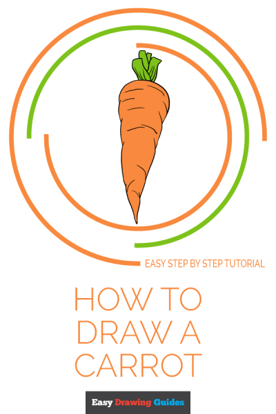 Морковка рисунок карандашом