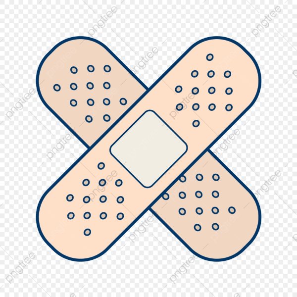 Пластырь крестиком