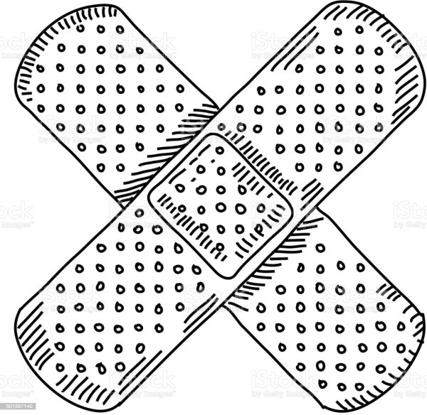 Раскрашенный пластырь