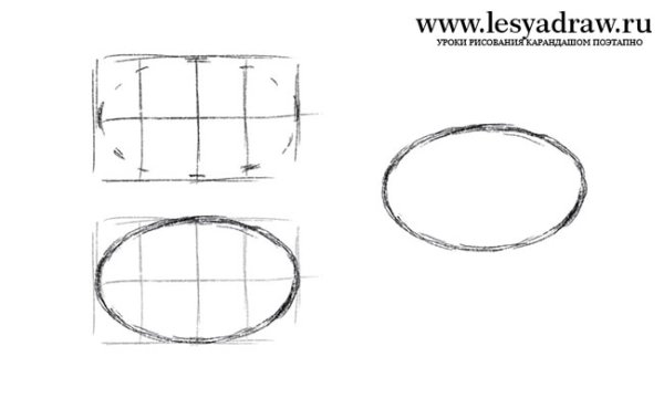 Эллипс карандашом