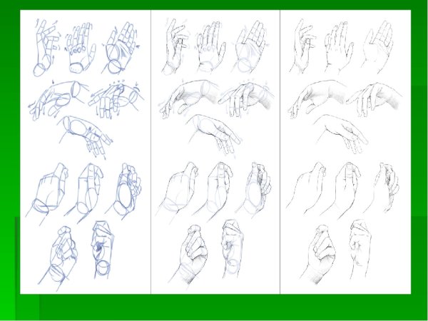 Изо рисование рукой