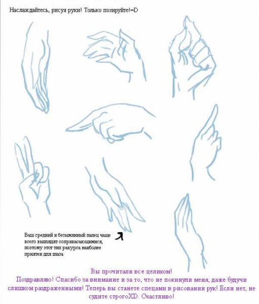 Руки референс анатомия кисти