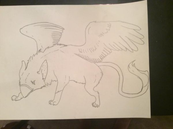 Изо 6 класс рисунок грифона