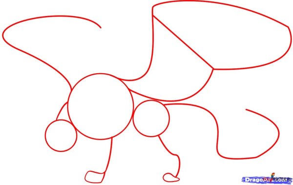 Поэтапное рисование грифона