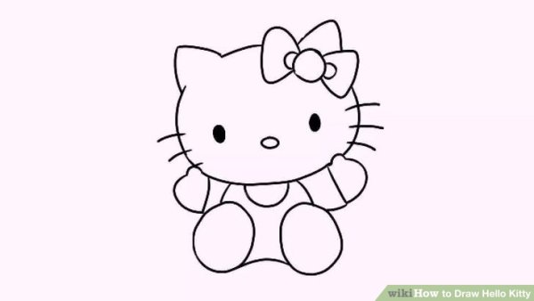 Рисунки hello Kitty для срисовки
