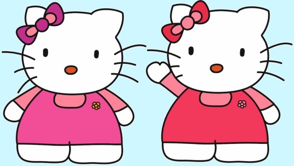 Хелло Китти для срисовки