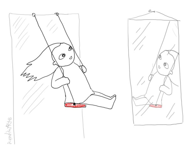 Иллюстрация к песне крылатые качели