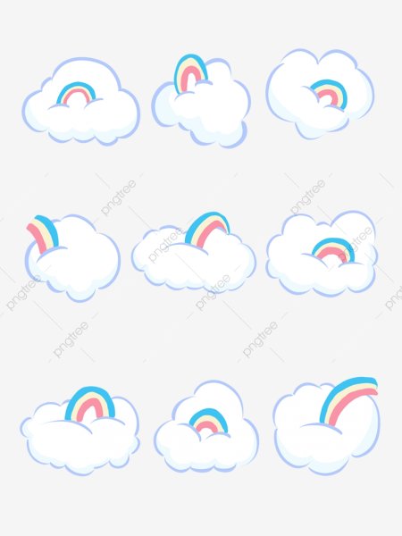 Облака рисунок по этапно