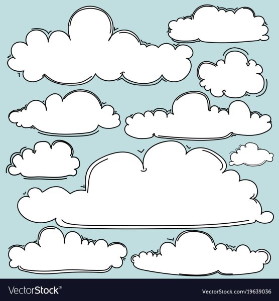 Красивые облака для срисовки