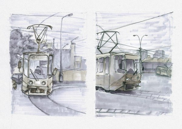 Зарисовки транспорта