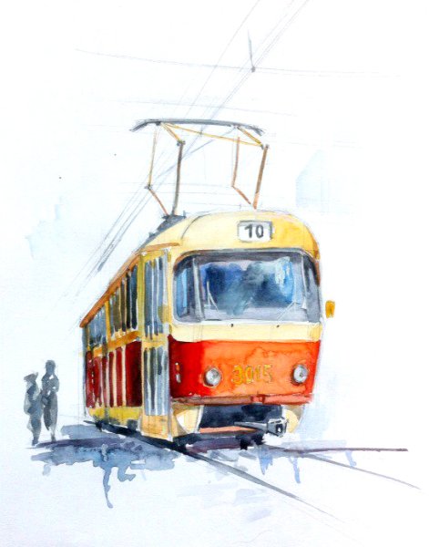 Зарисовки трамвая