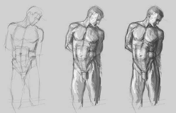 Фигура человека для рисования