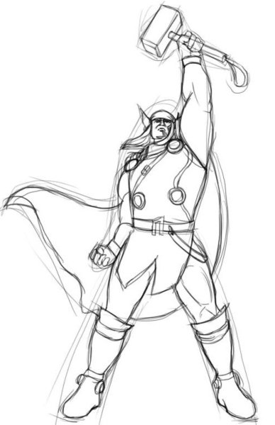 Рисунок тора карандашом