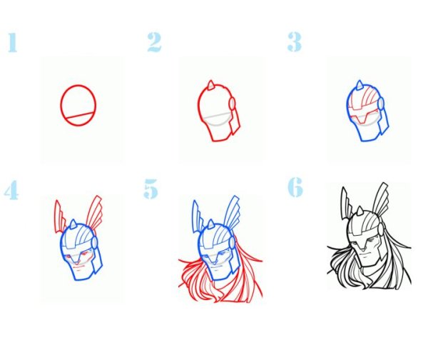 Тор нарисовать поэтапно