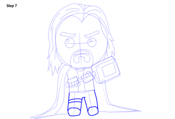 Тор нарисовать поэтапно