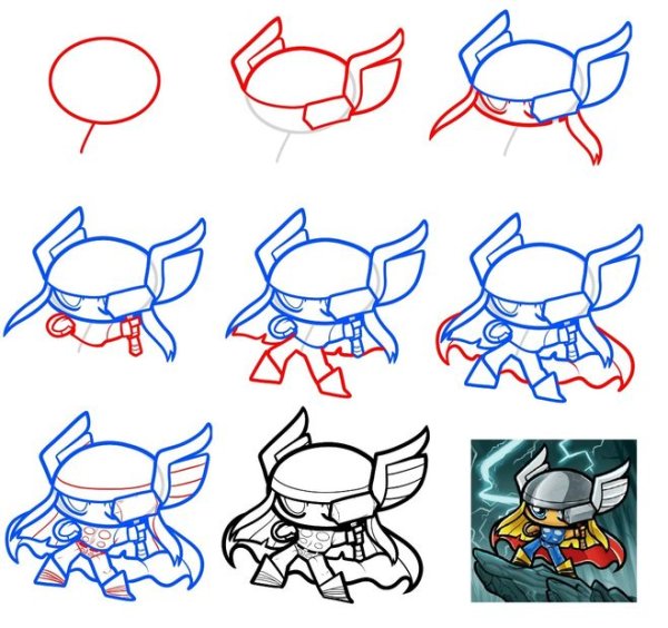 Нарисовать пошагово тор