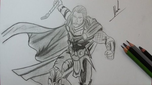 Как рисовать Мстителей поэтапно