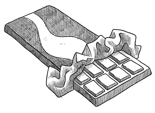 Набросок шоколадки