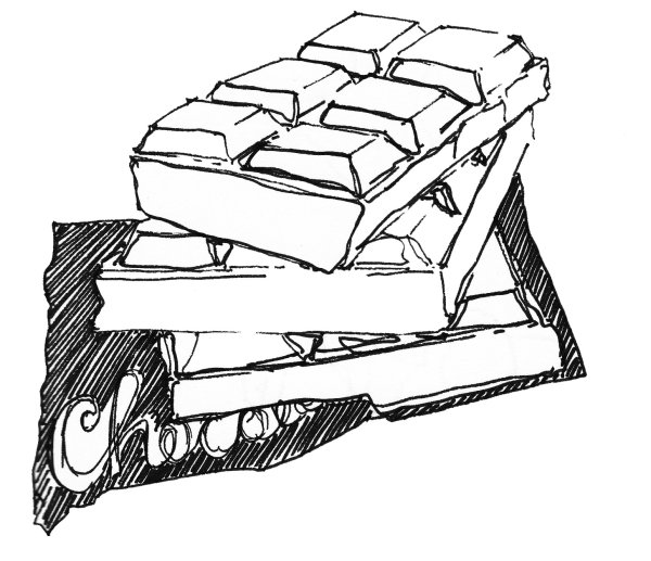 Шоколад раскраска