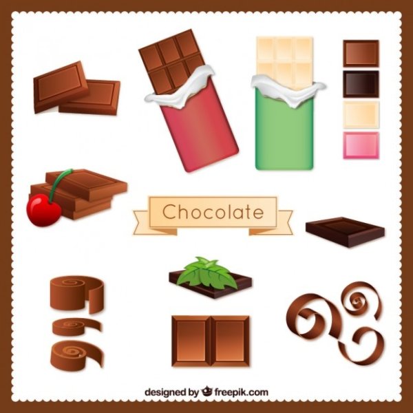 Шоколад раскраска